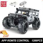 Конструктор Mould King Jeep Wrangler-Expedition с моторизацией 1288 деталей