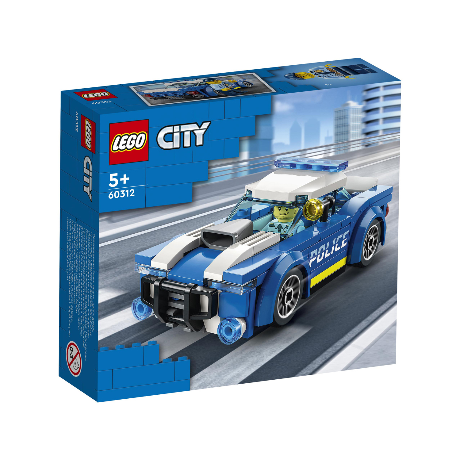 Конструктор детский LEGO City Полицейская машина 60312 - фото 8