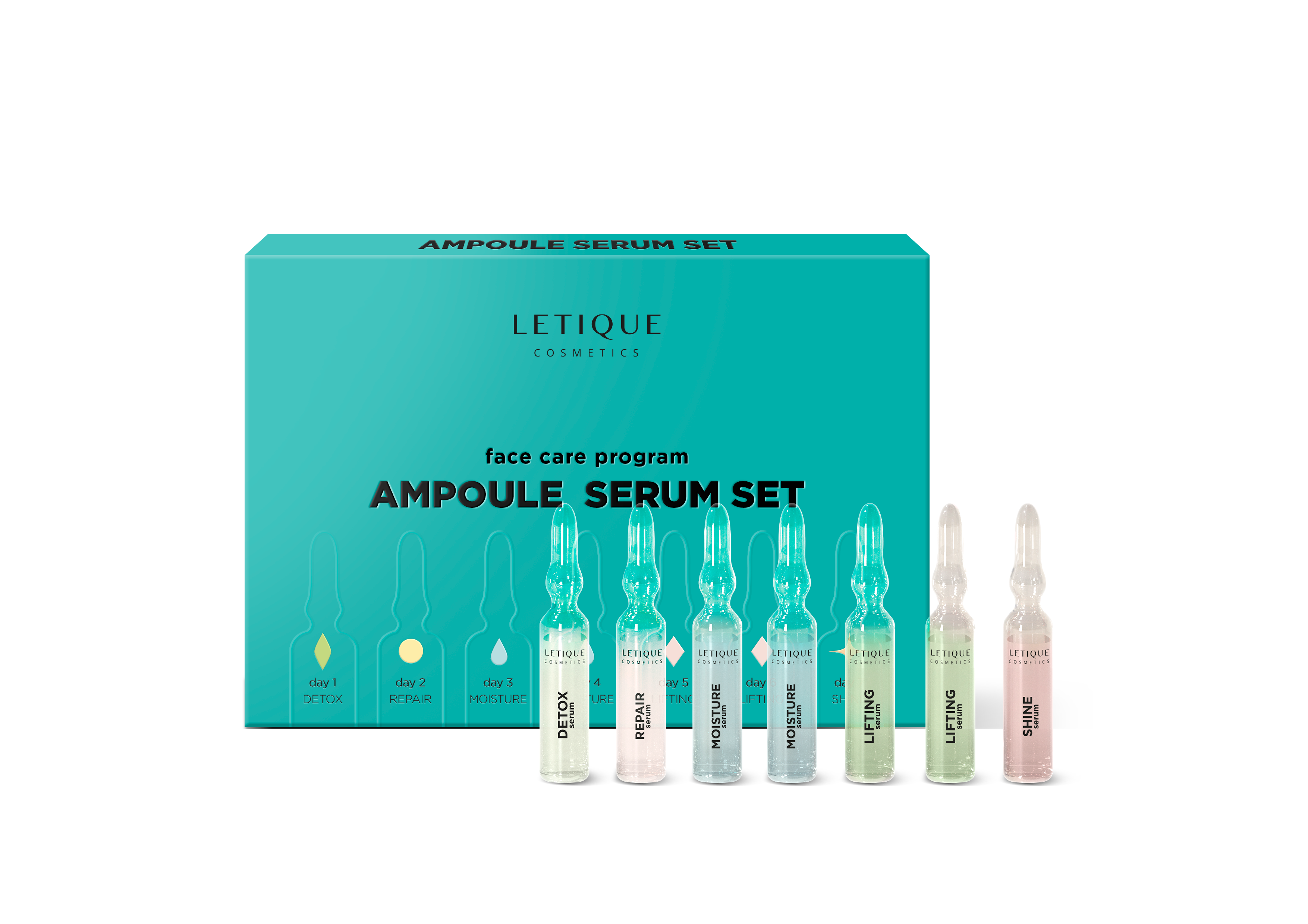 Сыворотки Letique Cosmetics ampoule serum set - фото 1