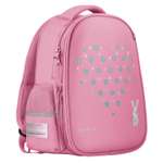 Рюкзак школьный Bruno Visconti светло-розовый с эргономичной спинкой Зефирный зайка