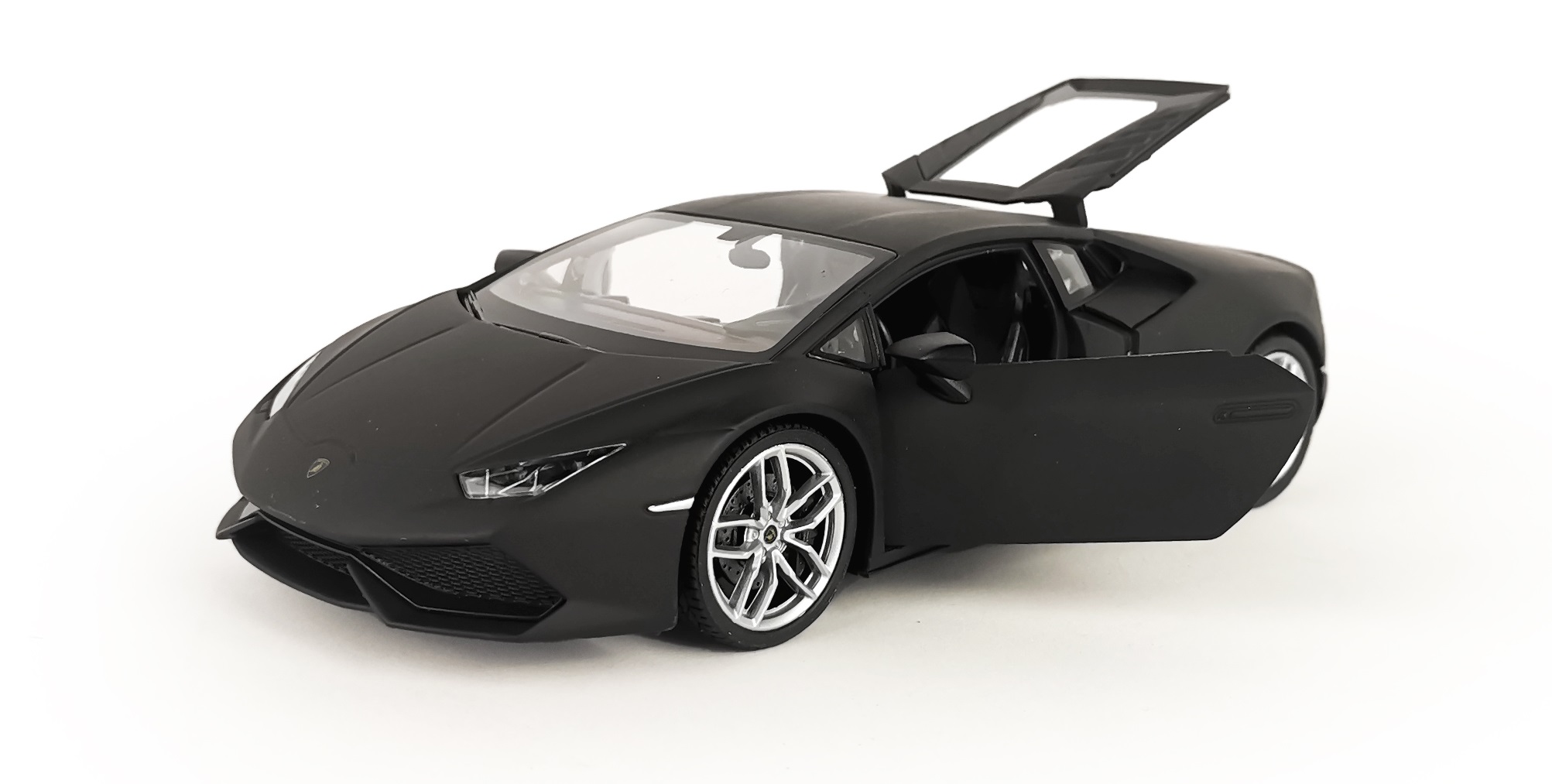 Автомобиль Welly Lamborghini 1:24 без механизмов черный 24056MA-W - фото 4