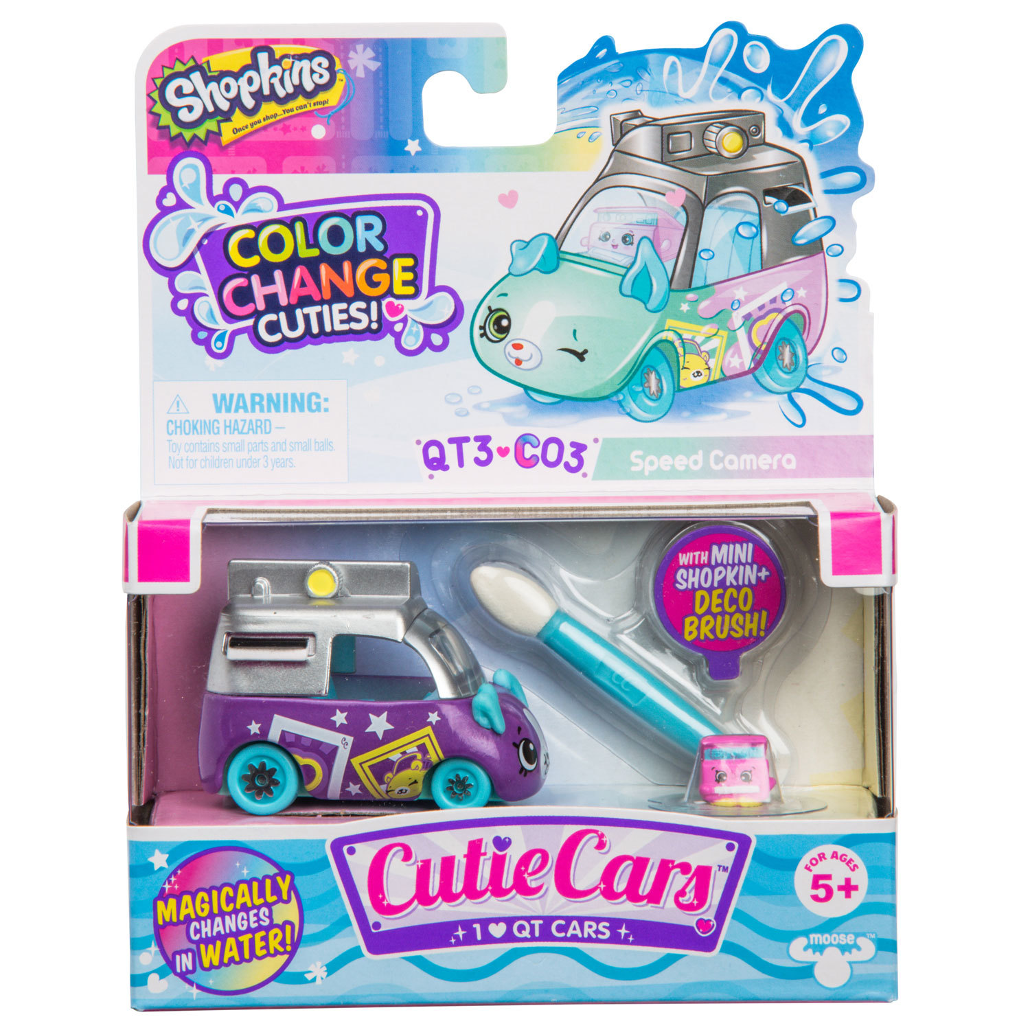 Машинка Cutie Cars Фотокамера меняющая цвет с кисточкой 57401 - фото 2