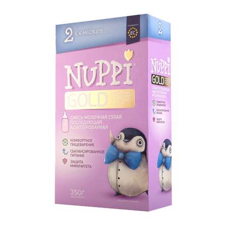 Молочная смесь NUPPI адаптированная последующая от 6 до 12 мес 350 г