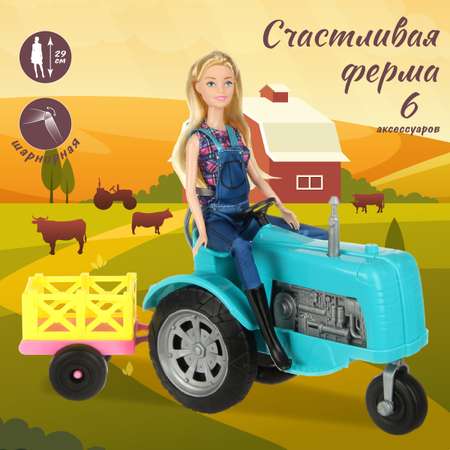 Farmer and tractor barbie on sale