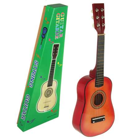 Играем вместе Музыкальная игрушка Детская гитара Фиксики 258955 / цвет красный