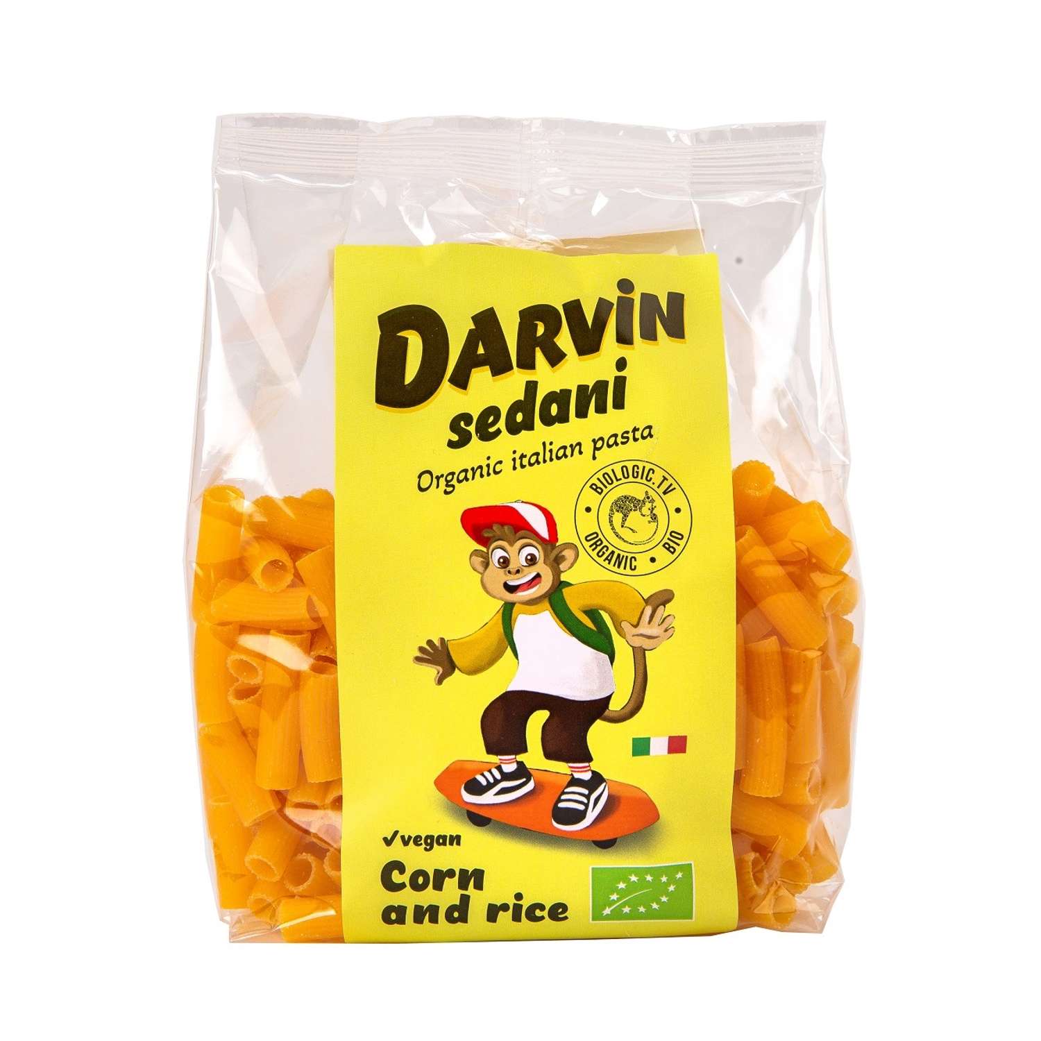 Итальянская паста Darvin Darvin sedani кукурузно-рисовая - фото 1