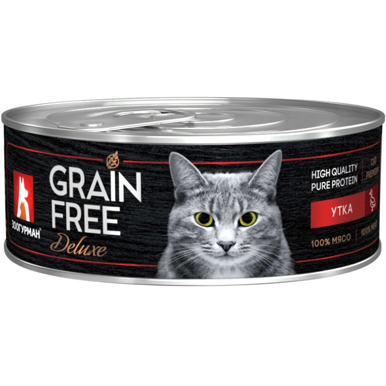 Корм влажный для кошек Зоогурман 100г Grain free утка консервированный - фото 2