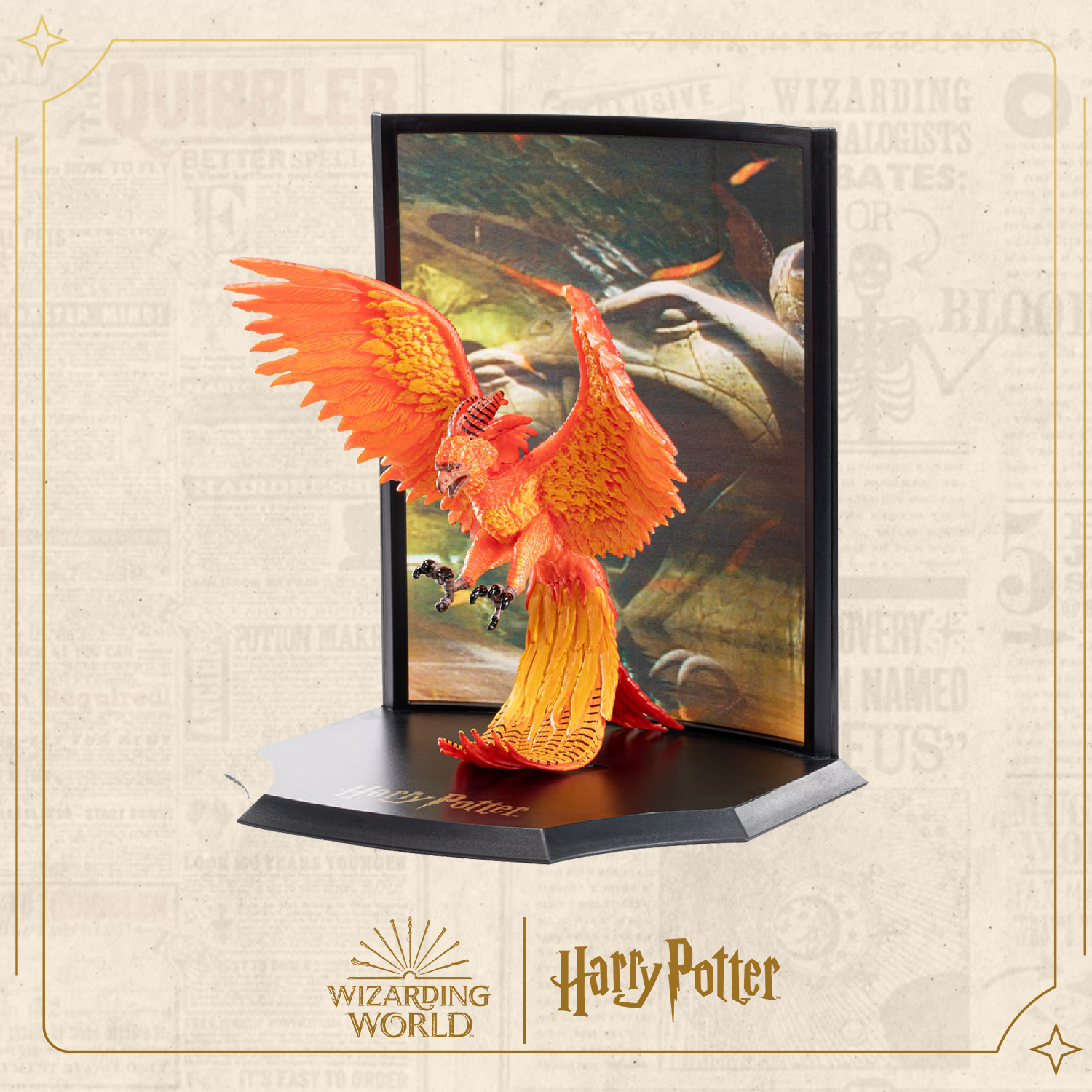 Фигурка Harry Potter Диорама Феникс Фоукс спешит на помощь купить по цене  3799 ₽ в интернет-магазине Детский мир