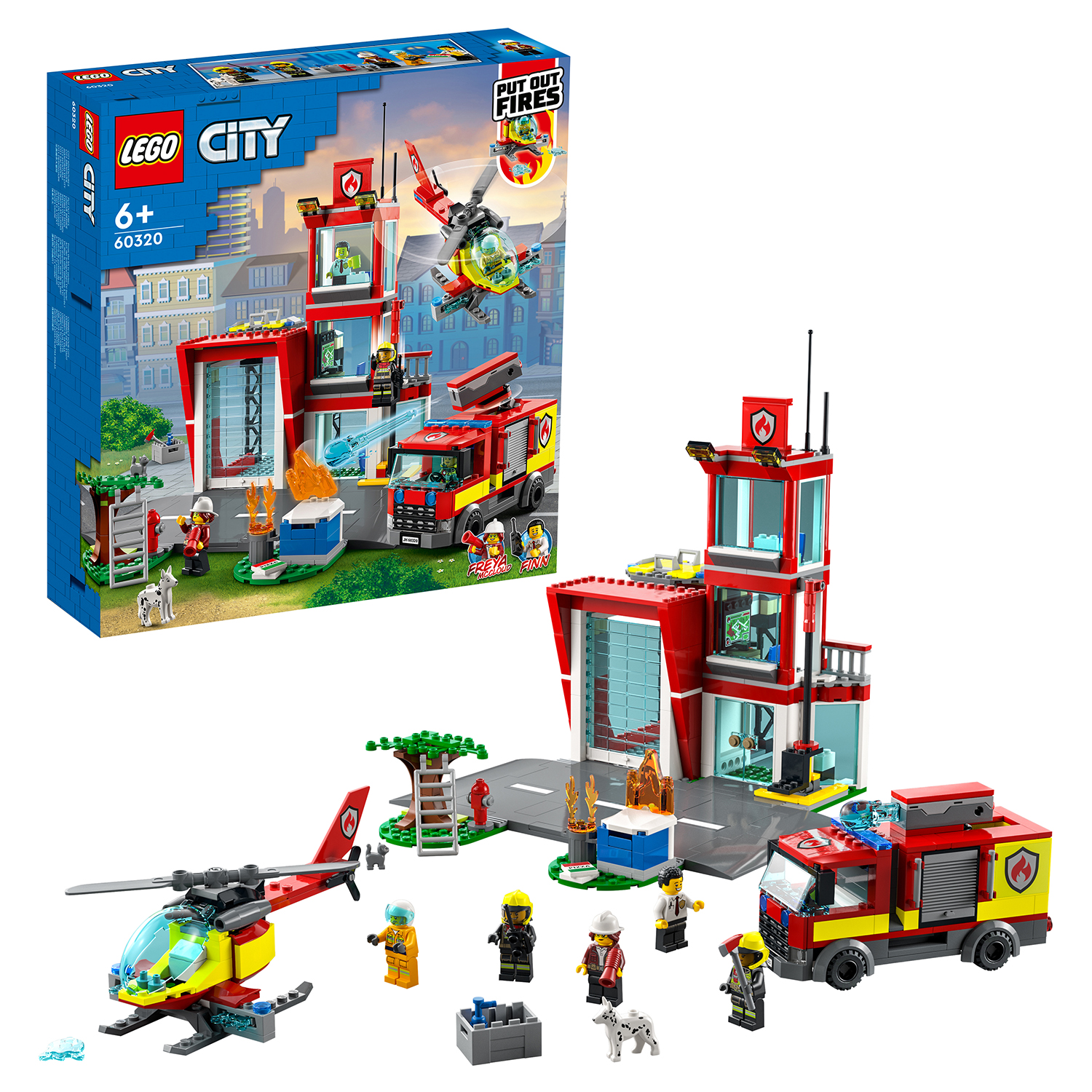 Конструктор LEGO City Fire Пожарная часть 60320 купить по цене 5899 ₽ в  интернет-магазине Детский мир