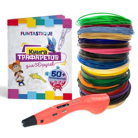 3D-ручка FUNTASTIQUE One Красный 3-1-FP001A-R-PLA-20-SB