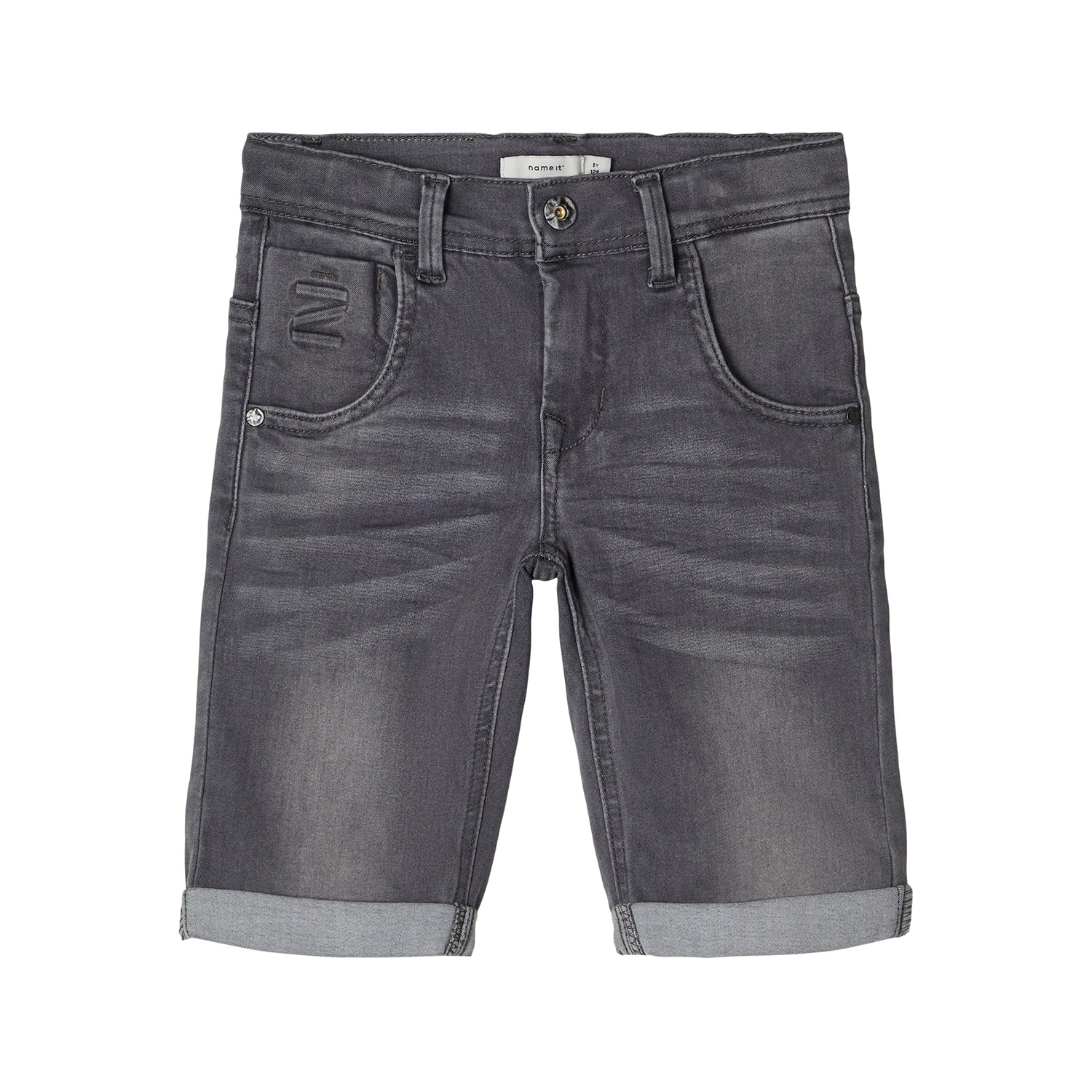 Шорты NAME IT 13160526/Medium Grey Denim - фото 1