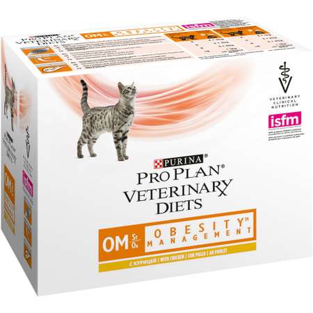 Корм для кошек Purina Pro Plan Veterinary diets Obesity Management курица 85г