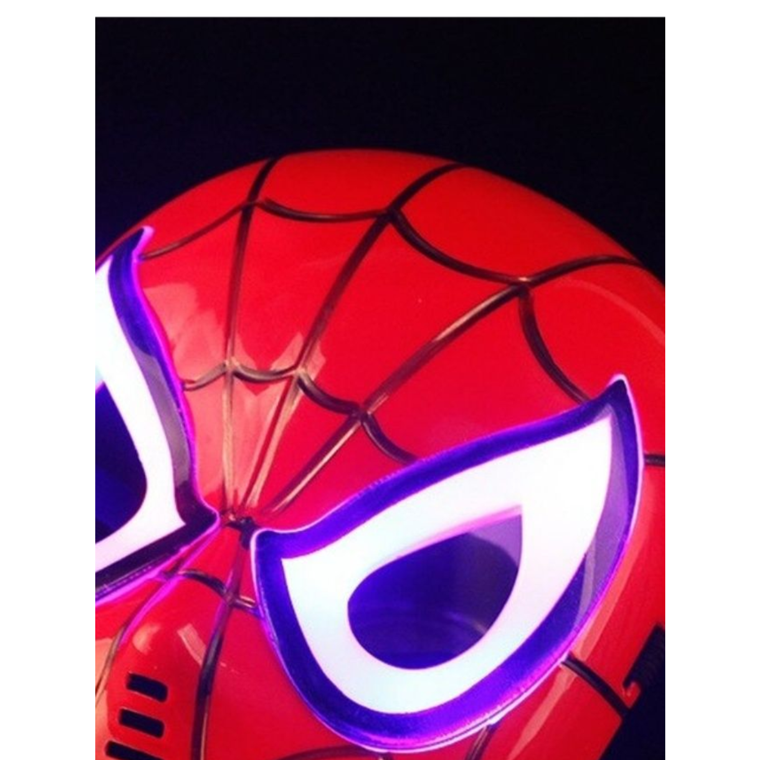 Маска человек паук BalaToys светящаяся МаскаЧелПаук - фото 3