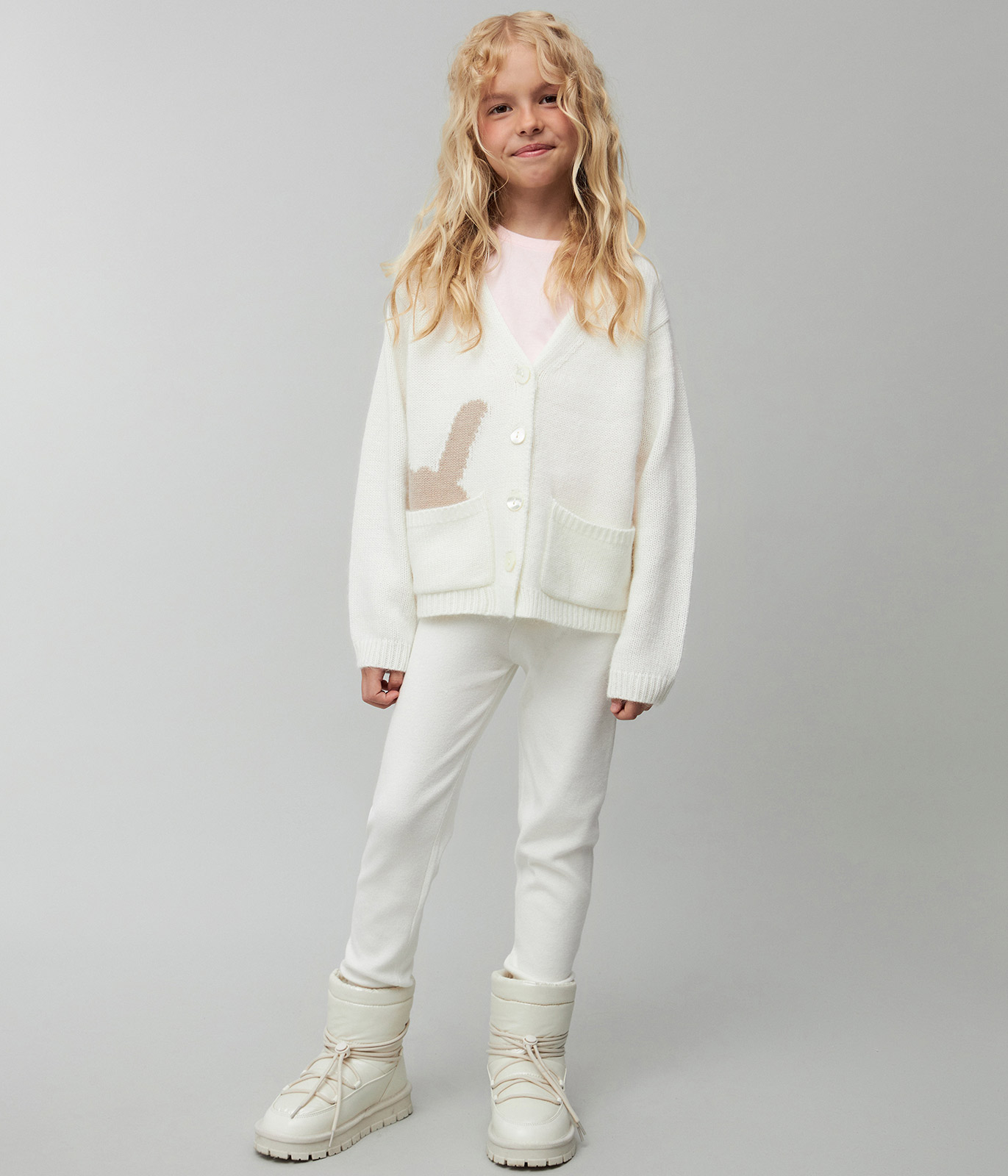 Брюки Totti Kids AW23TKB022/Брюки детские/Молочный - фото 2