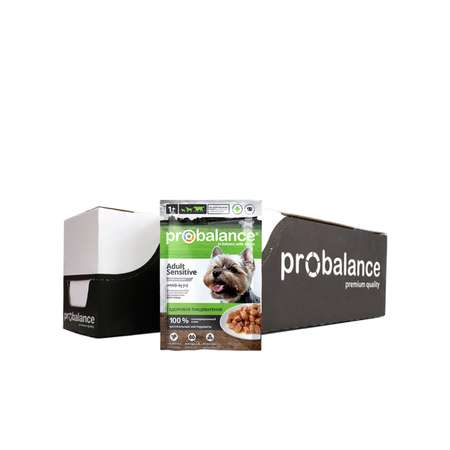 Корм для собак Probalance 85г Adult Sensitive для чувствительного пищеварения пауч