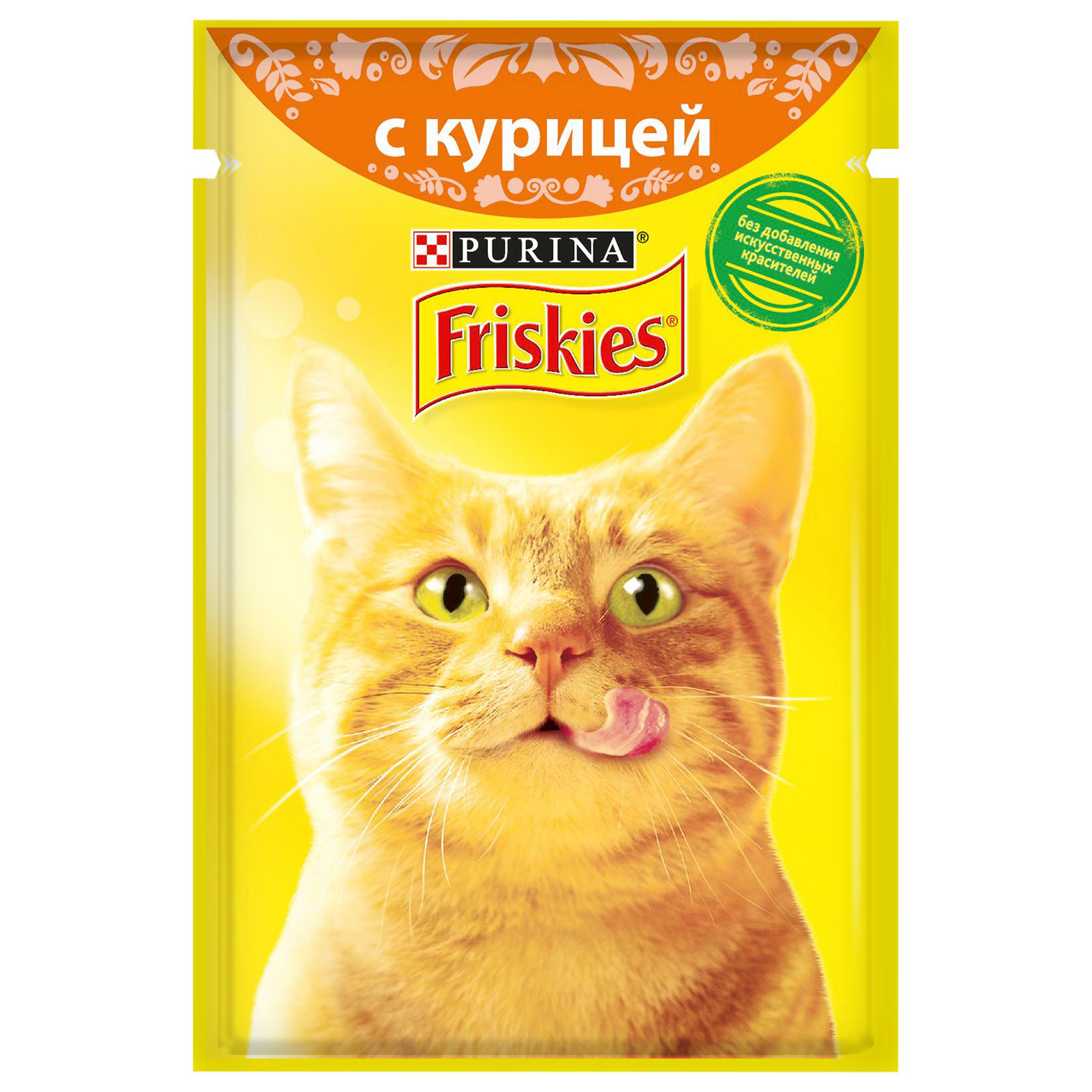 Корм влажный для кошек Friskies 85г с курицей в подливе пауч - купить в  интернет магазине Зоозавр в Москве и России, отзывы, цена, фото