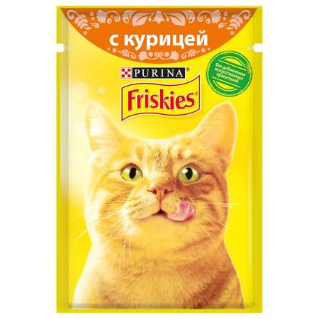 Корм влажный для кошек Friskies 85г с курицей в подливе пауч