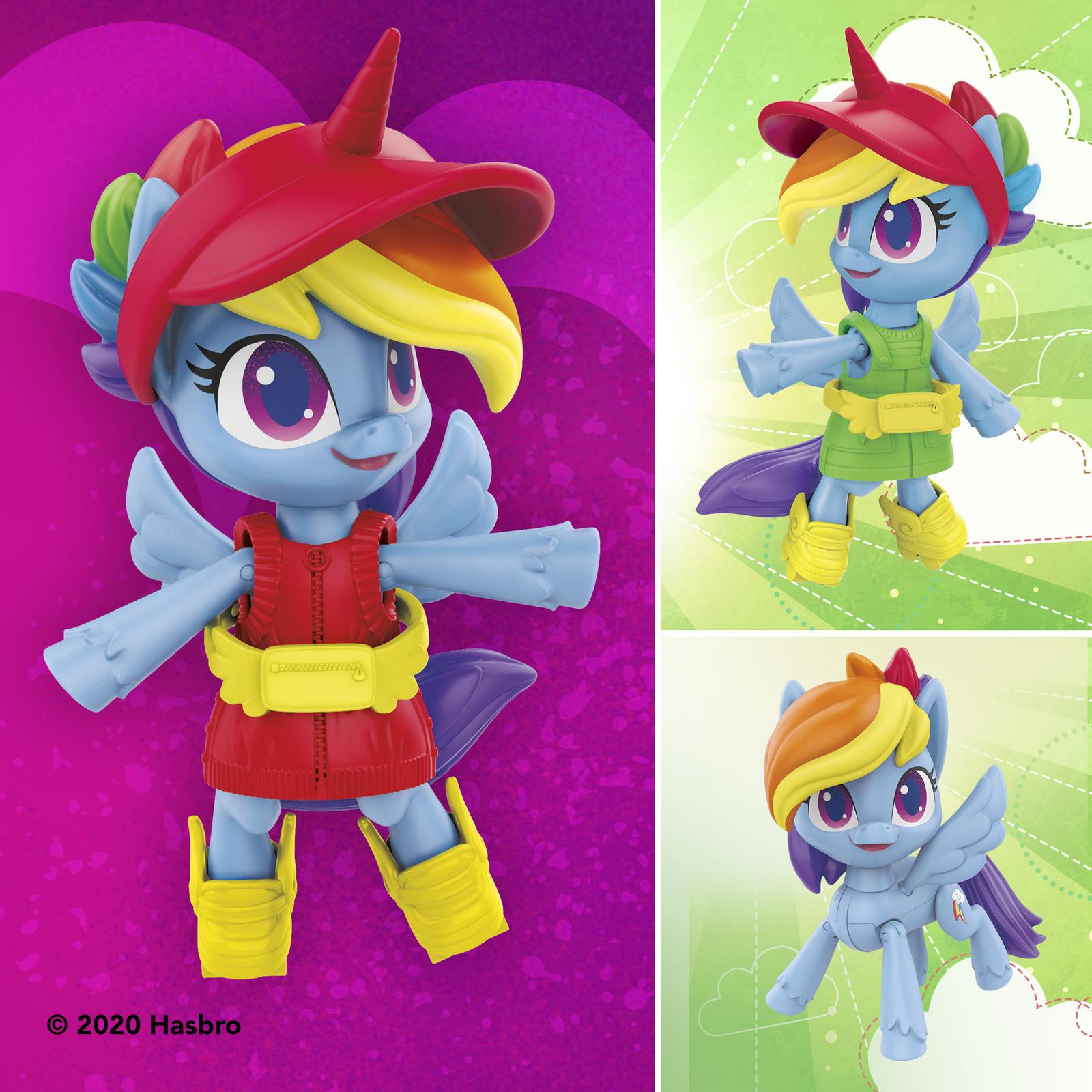 Набор игровой My Little Pony Пони Взрывная модница Рэйнбоу Дэш F17585L0 - фото 7