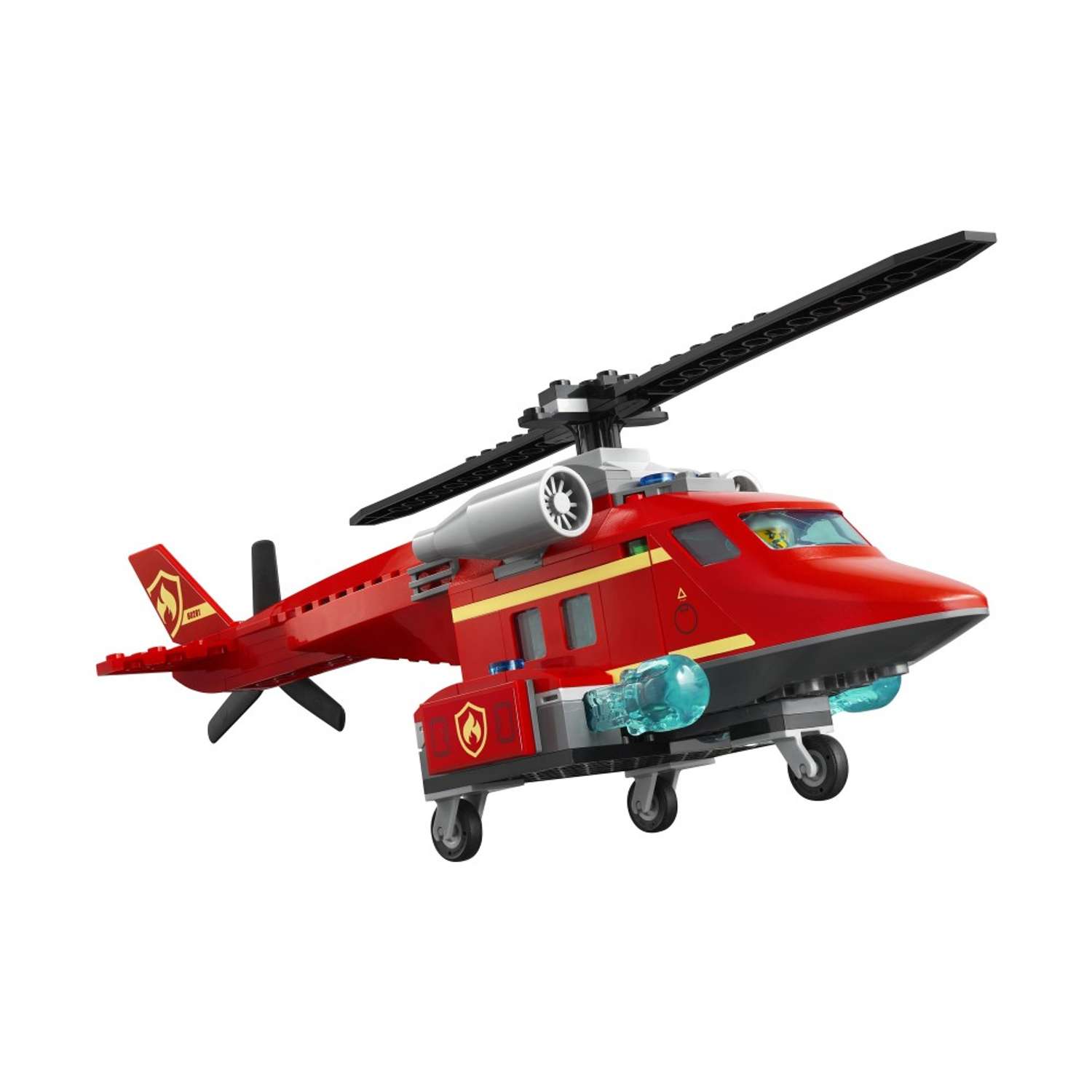 Конструктор LEGO City Fire Спасательный пожарный вертолёт L-60281 - фото 5