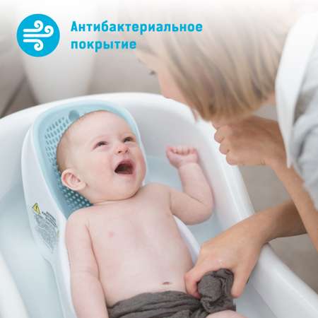 Горка для купания ANGELCARE Bath Support Mini светло-голубая