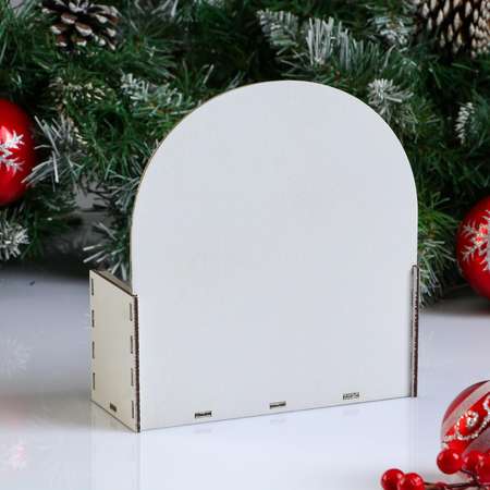 Кашпо Sima-Land деревянное 18×7.3×19.5 см «Новогоднее. Конверт Снегирь» подарочная упаковка