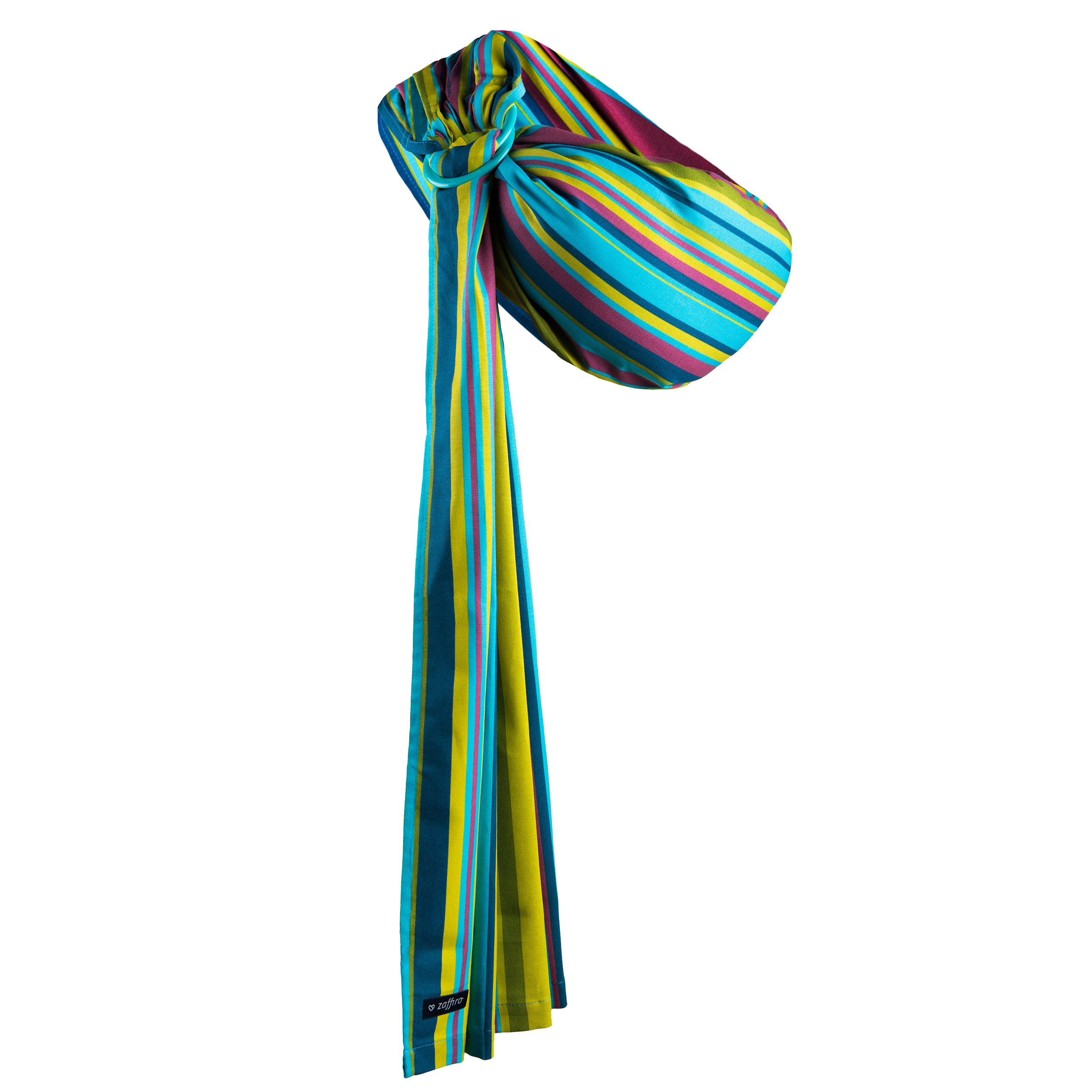 Слинг ZAFFIRO №16 1 Metal/Turquoise and Light Green Stripes - фото 3