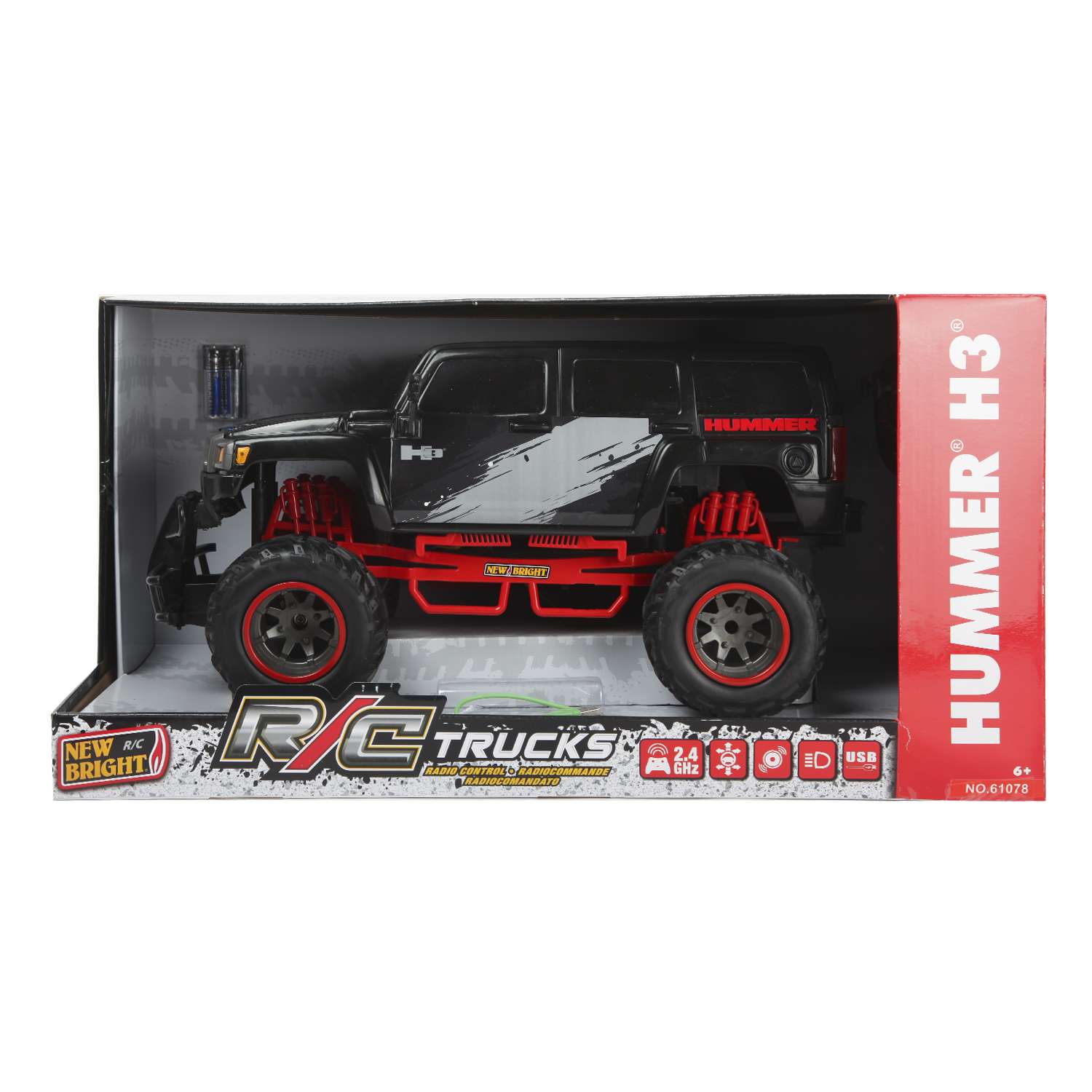 New bright cheap rc hummer h3