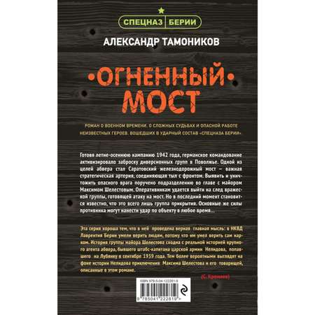 Книга ЭКСМО-ПРЕСС Огненный мост