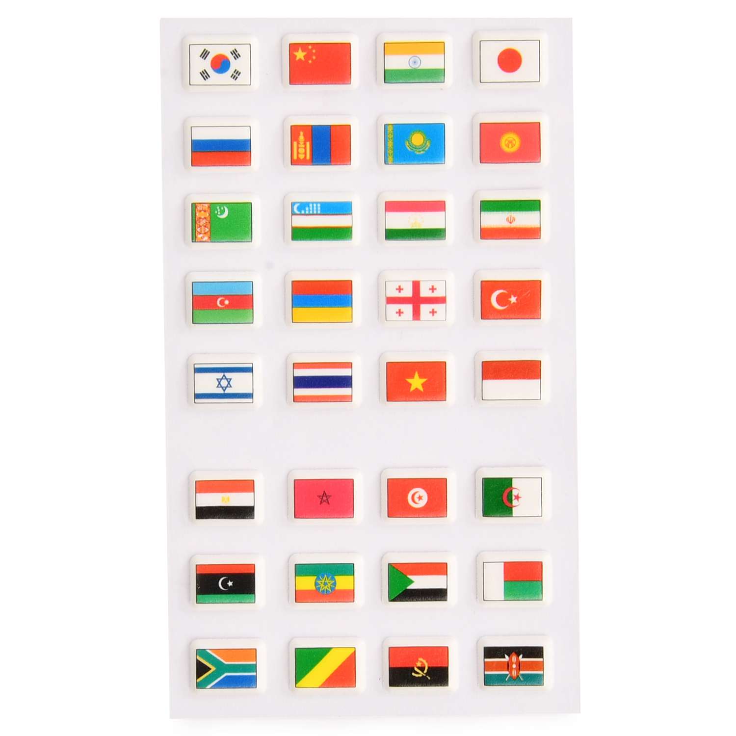 Наклейка декоративная зефирная Липляндия Флаги - фото 2