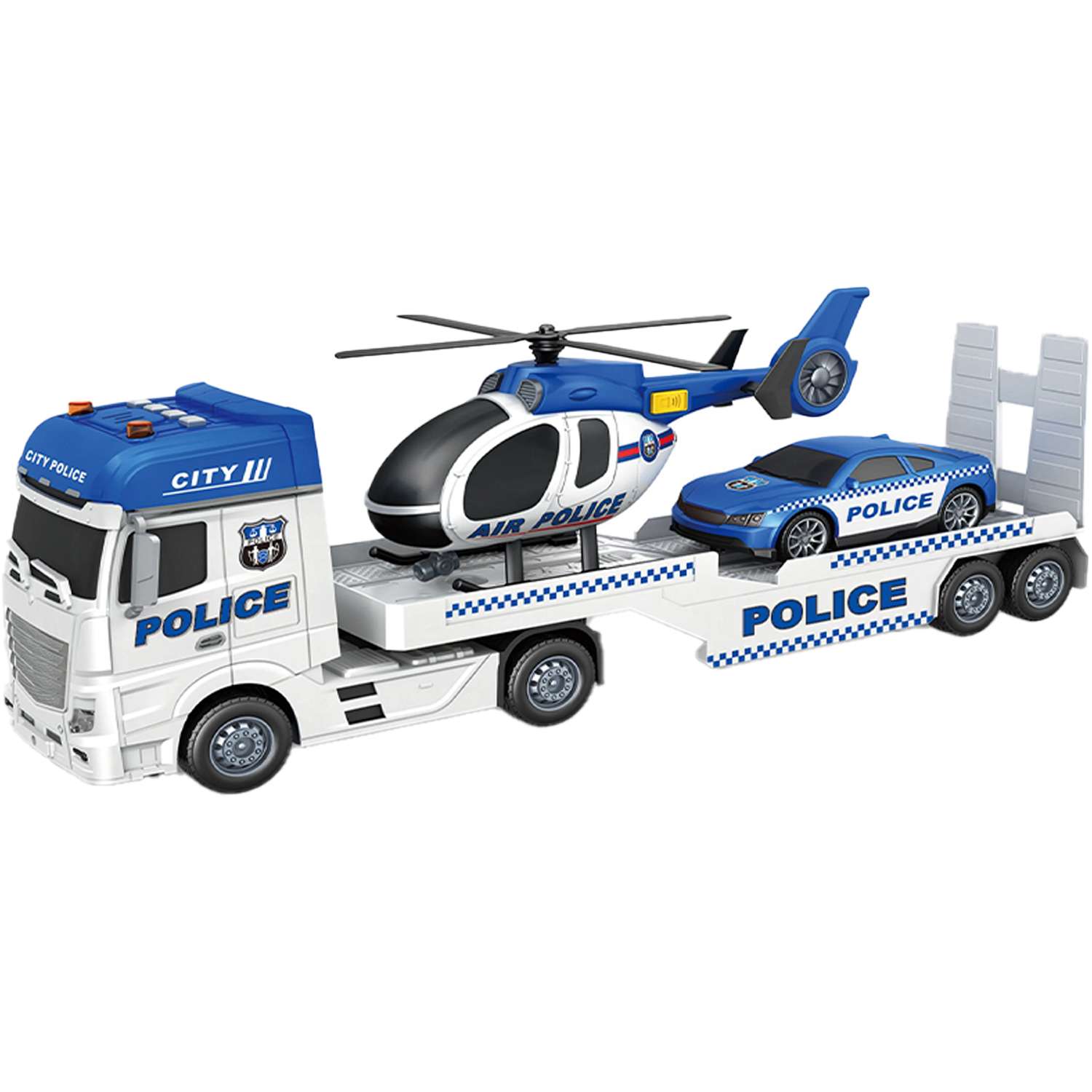 Игровой набор Givito Городской транспортер полицейских машин G235-475 - фото 2