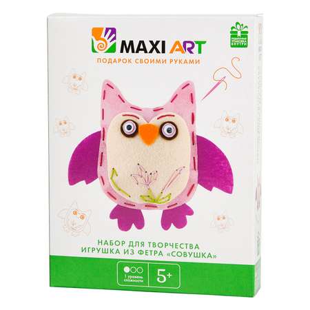 Набор для творчества Maxi Art Игрушка из фетра. Совушка (MA-A0072)