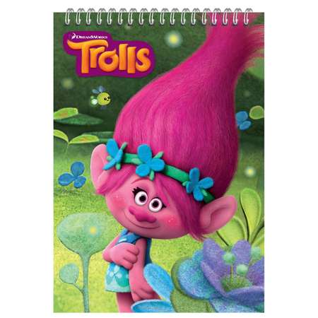 Блокнот для записей А5 DreamWorks 60 листов TROLLS