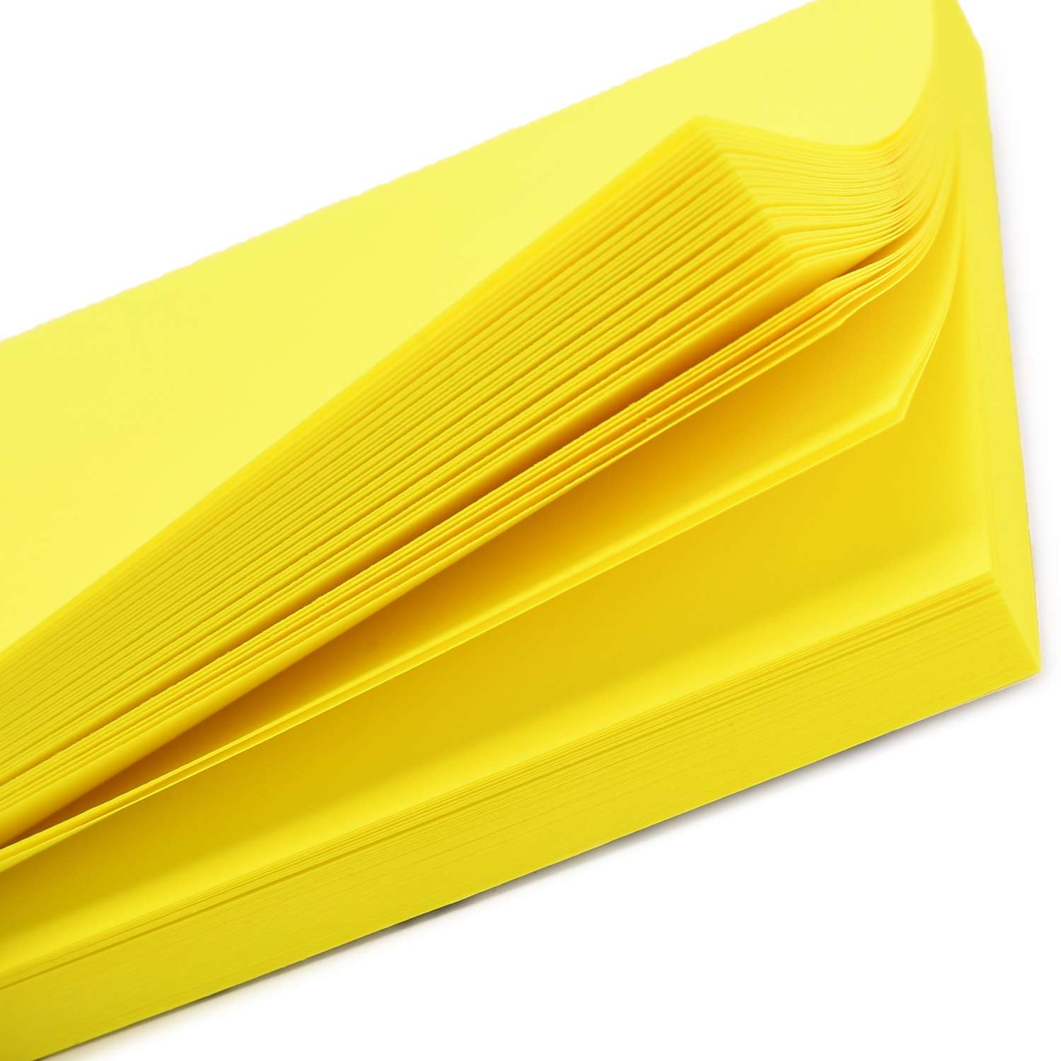 Блок бумажный HOPAX самоклеящийся 100л неон Желтый - фото 3