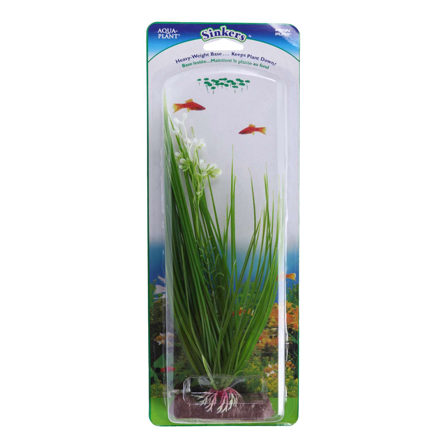 Растение PennPlax Hairgrass с грузом 27см Зеленое P16LH - фото 2