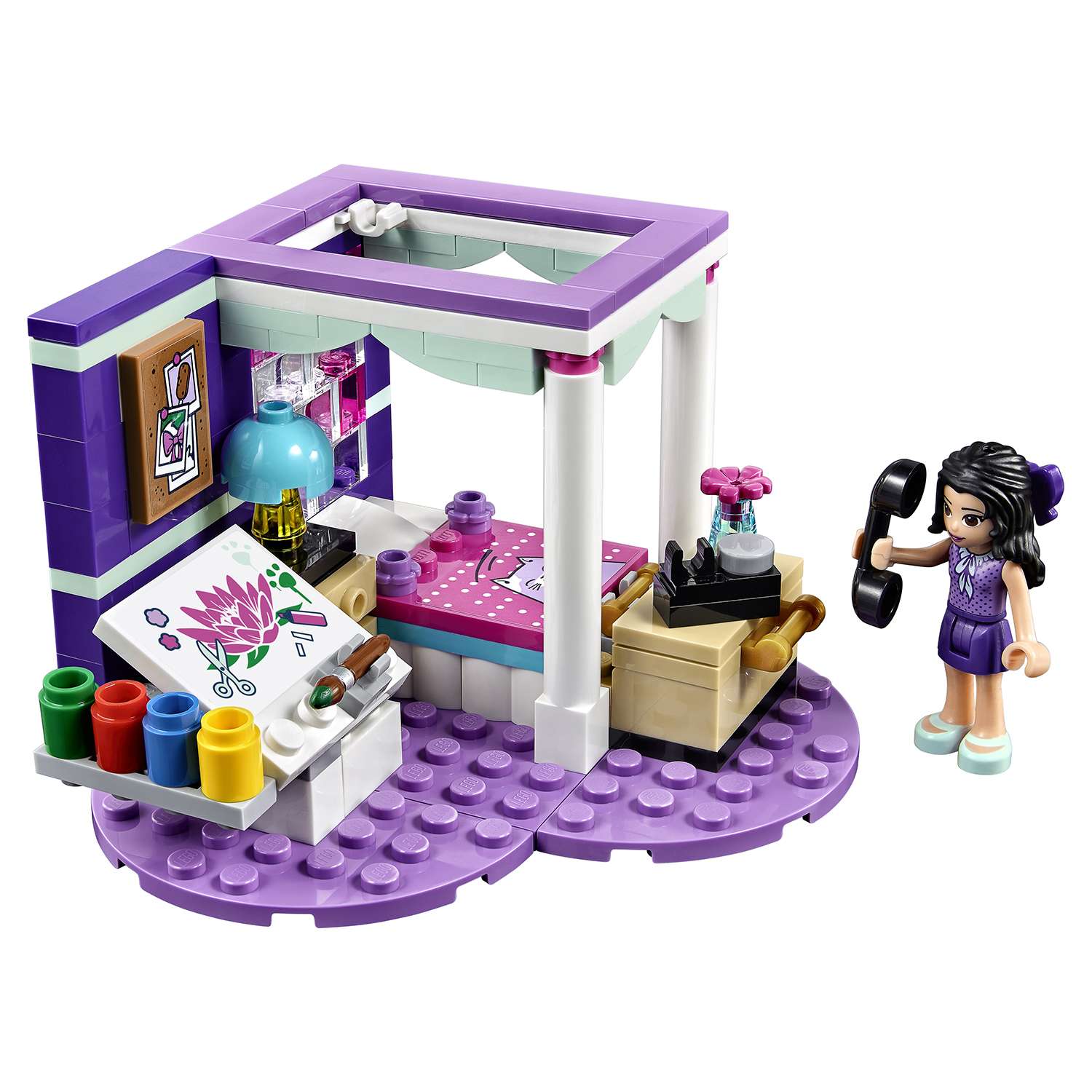 Конструктор LEGO Friends Комната Эммы 41342 - фото 15