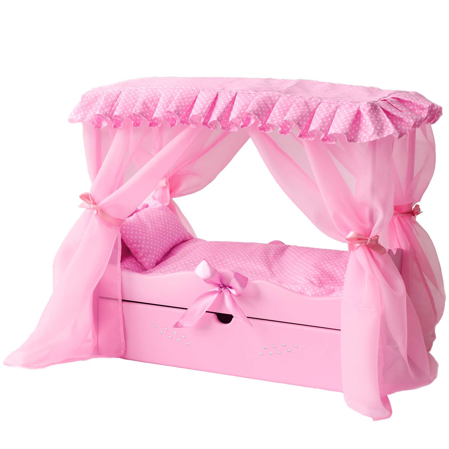 Мебель для кукол PAREMO Кровать Розовый PFD120-60 PFD120-60 - фото 1