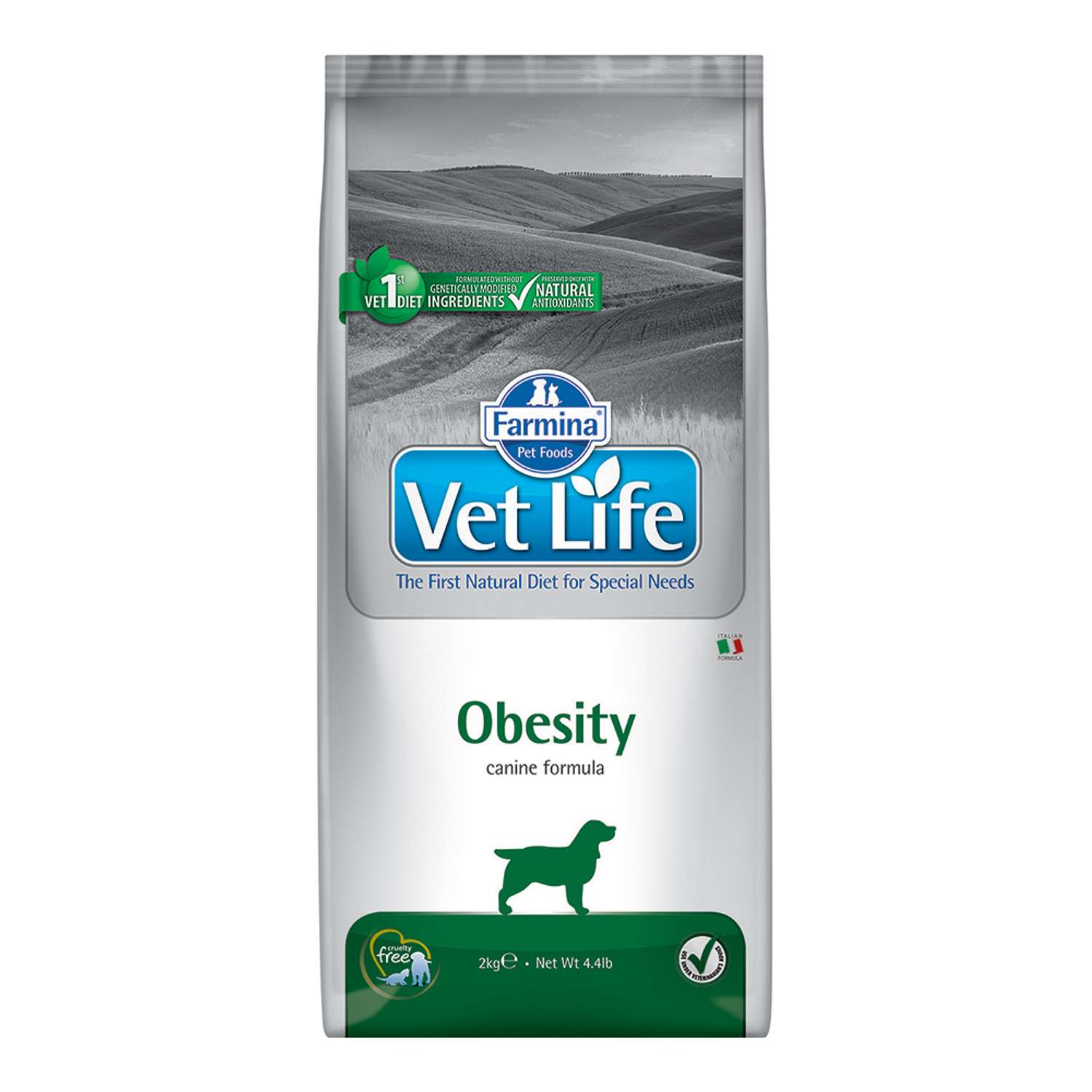 Корм для собак Farmina VetLife обесити страдающих ожирением 2кг - фото 1