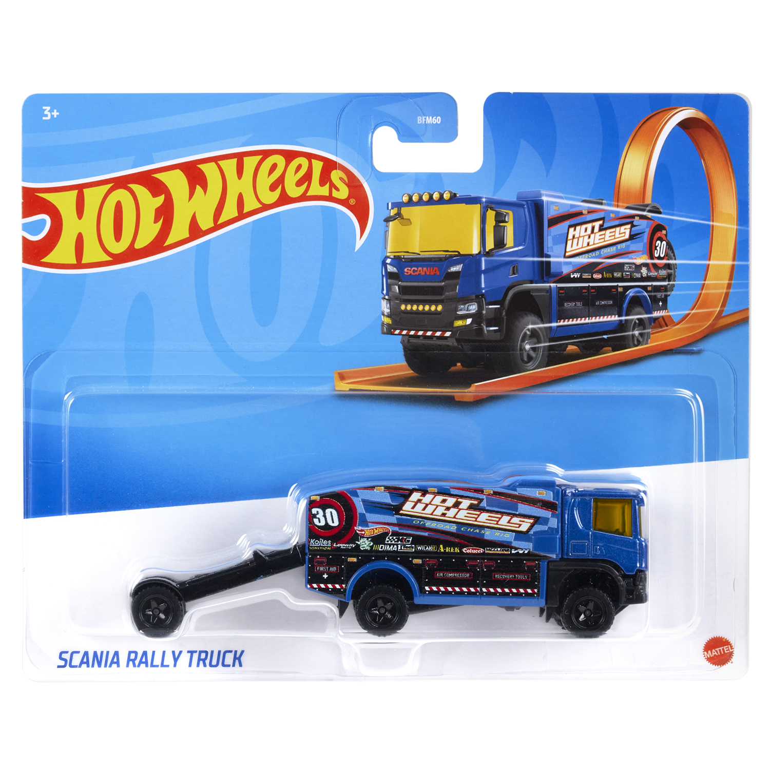 Грузовик Hot Wheels Scania 1:64 без механизмов BFM60-HFC97 - фото 1