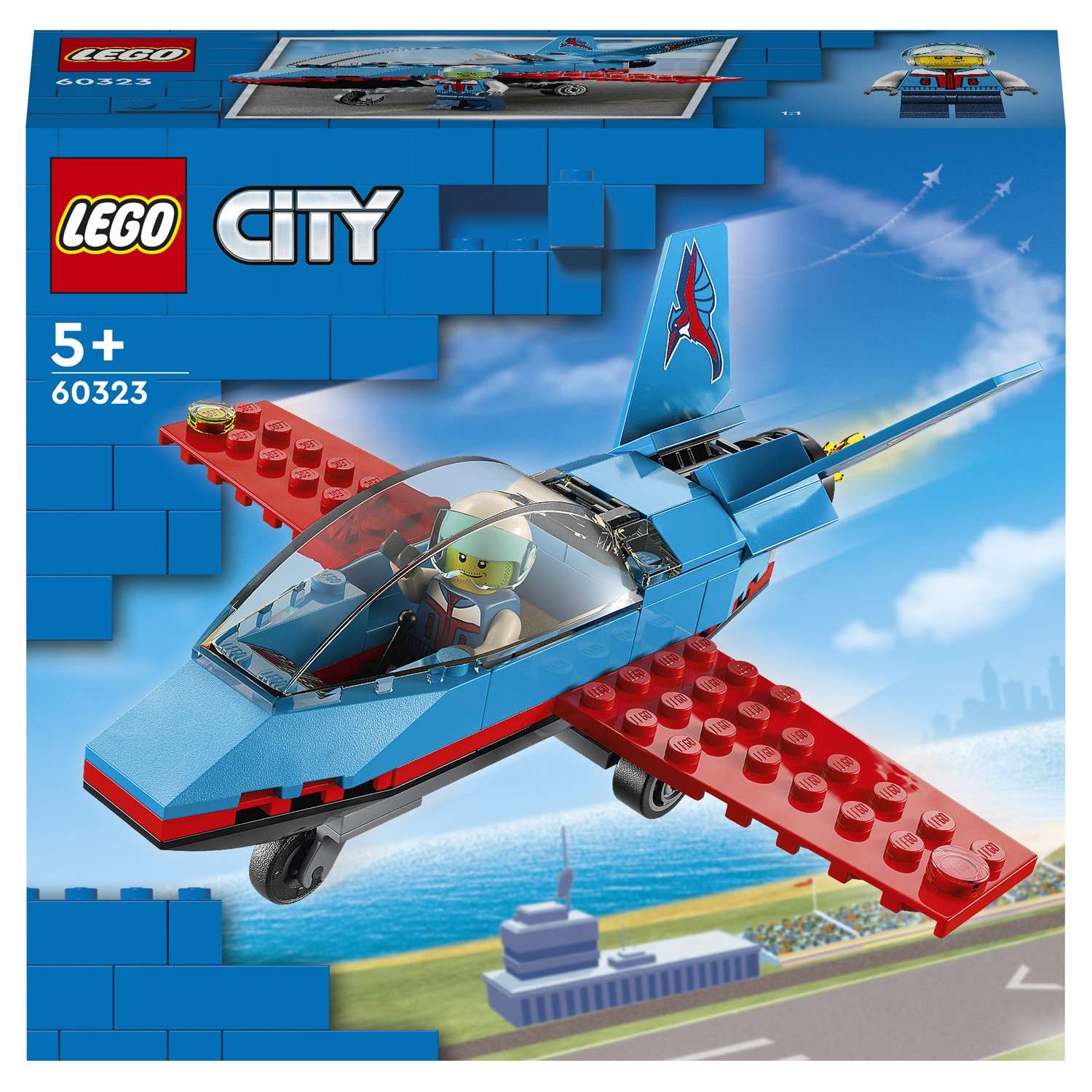 Конструктор LEGO City Great Vehicles Трюковый самолёт 60323 - фото 2