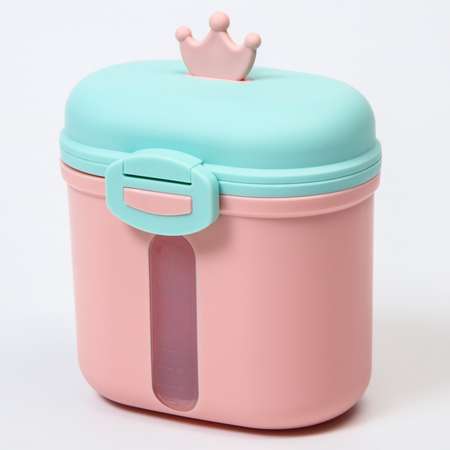 Контейнер Mum and Baby для хранения детского питания «Корона» 360 гр цвет розовый