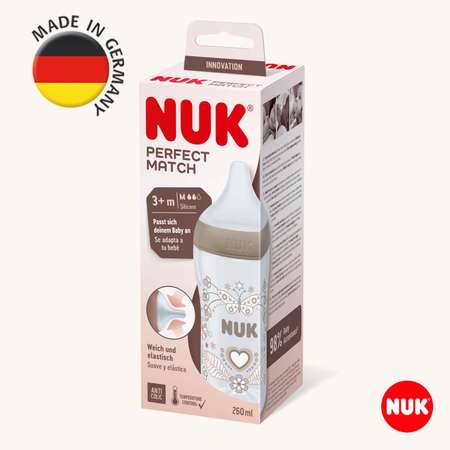 Бутылочка для кормления новорожденного Nuk Perfect Match