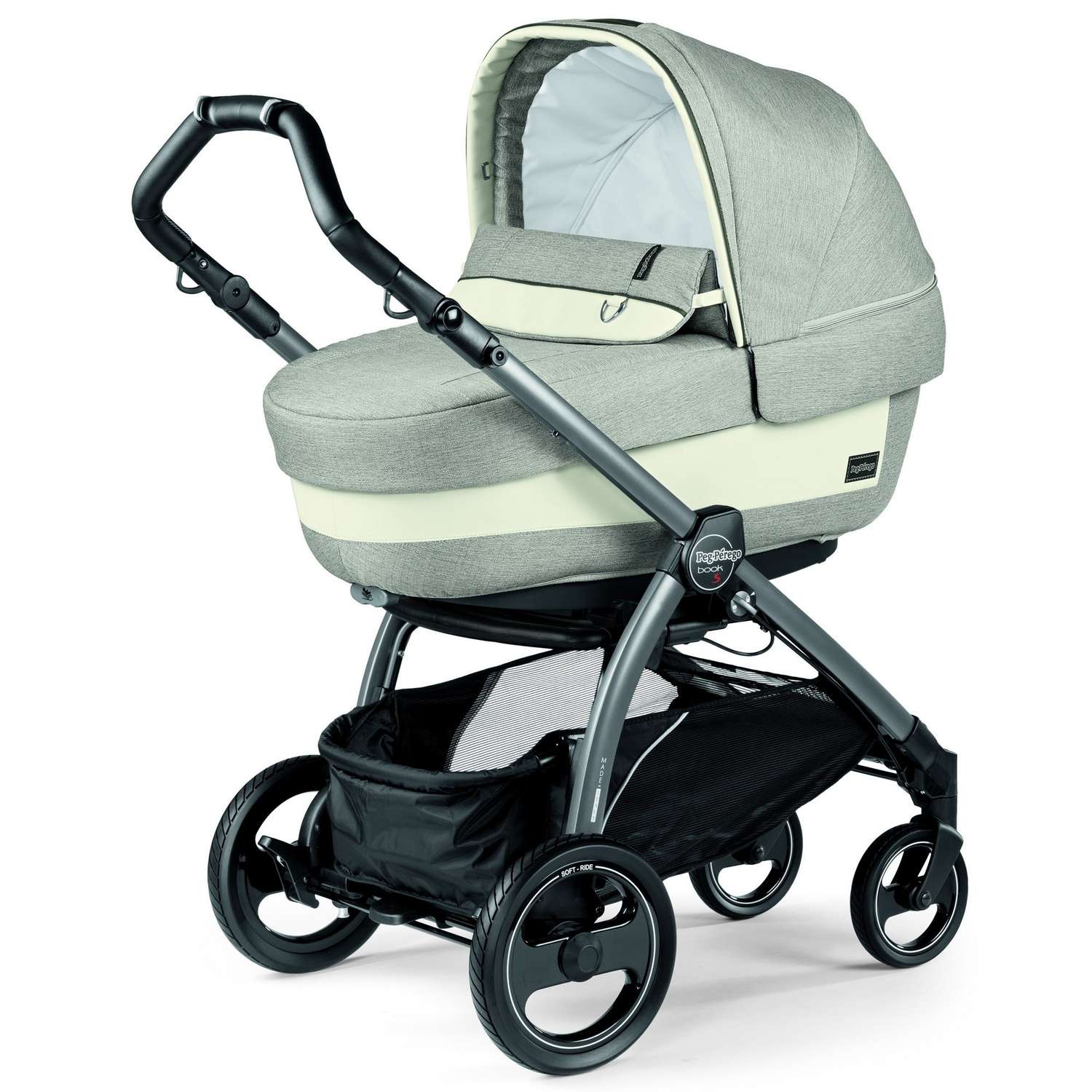 Коляска 3в1 Peg-Perego Book S Elite Modular Luxe Opal - фото 2