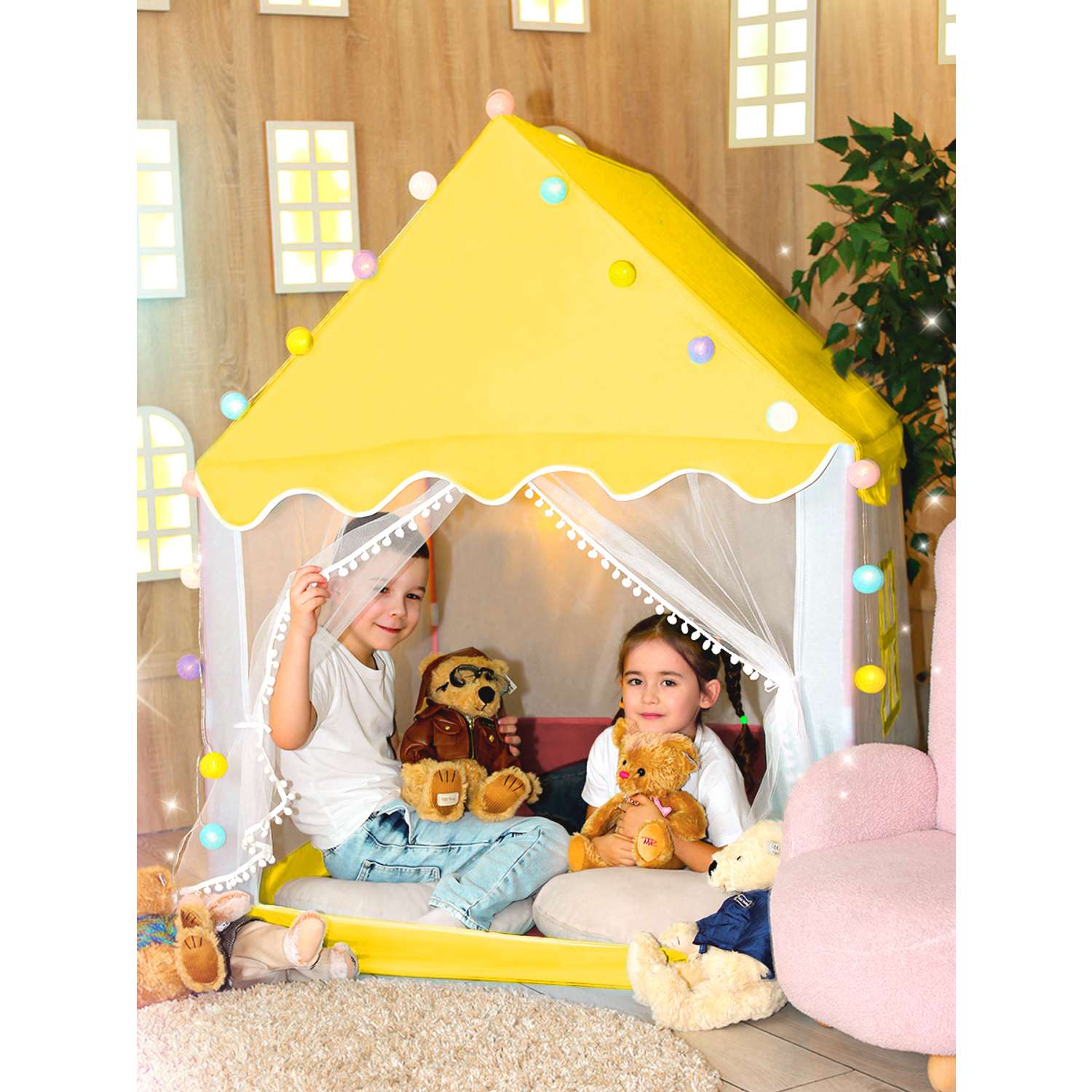 Палатка-домик SHARKTOYS для ребенка - фото 1
