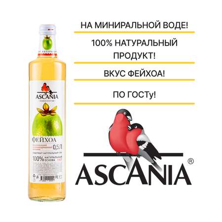 Лимонад Ascania Фейхоа 0.5 12 штук