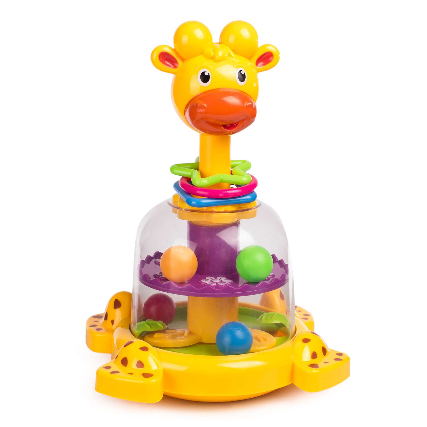 Развивающая игрушка BabyGo Жираф с вертушкой - фото 1