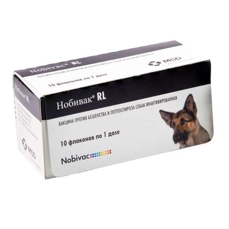 Вакцина для собак MSD Нобивак RL 1доза 1мл