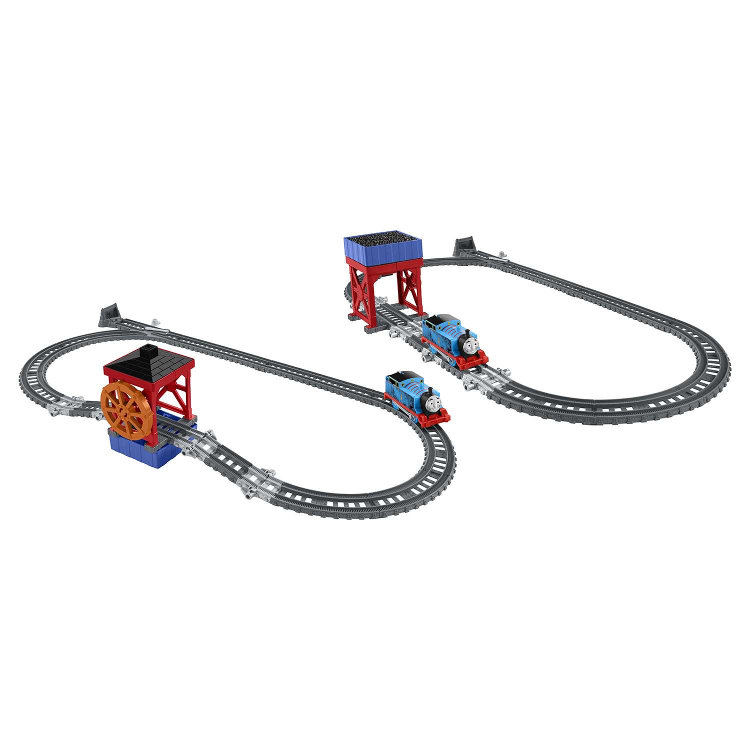 Набор Thomas & Friends 2-в-1 Угольный бункер Водяное колесо DVF71 - фото 1