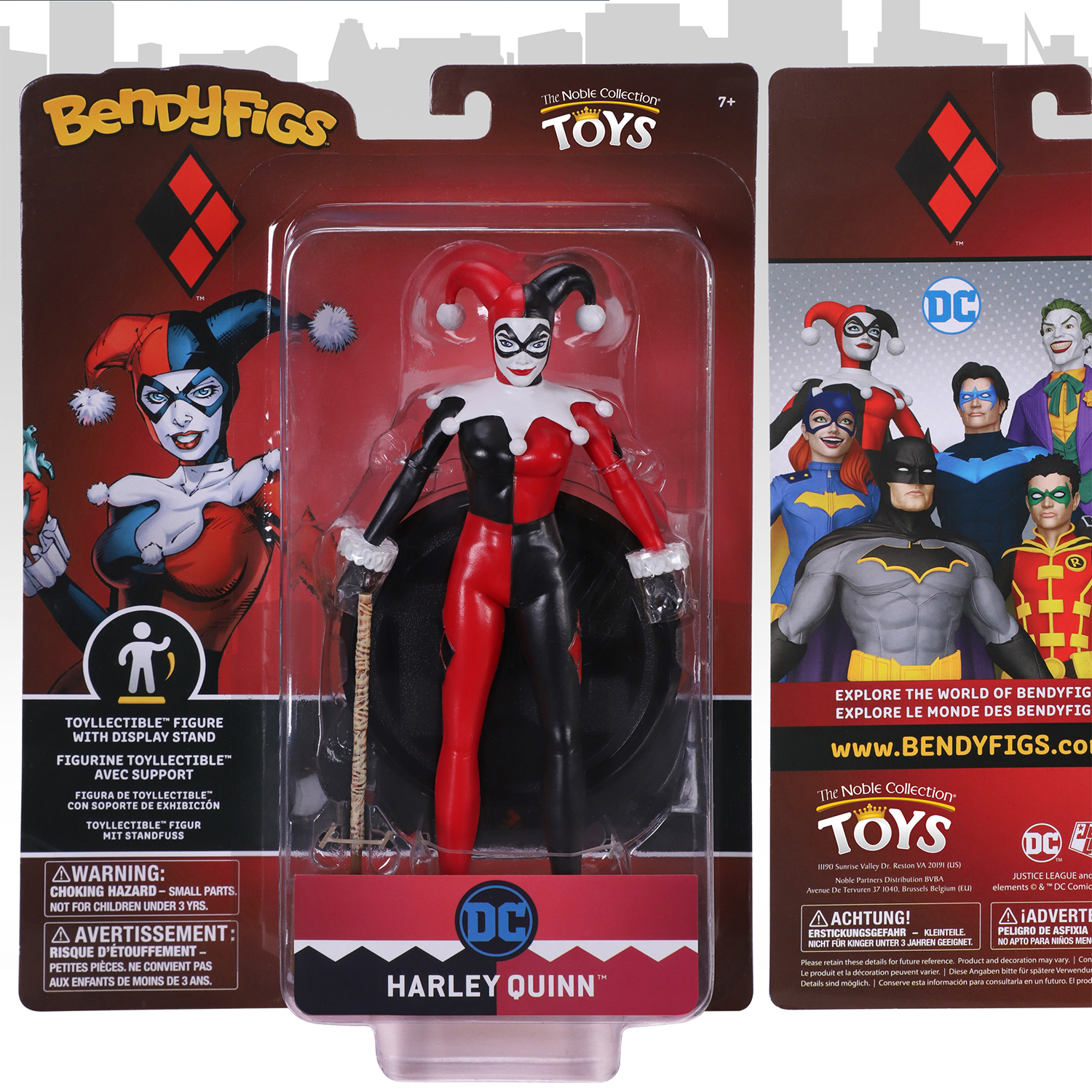 Фигурка DC Bendyfig Харли Квинн 19 см гибкая - фото 8