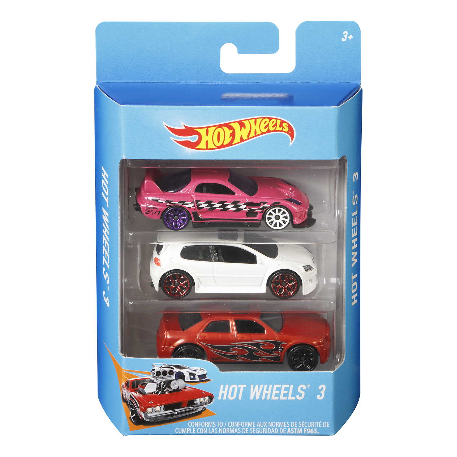 Подарочный набор Hot Wheels из 3 машинок в ассортименте K5904 - фото 10