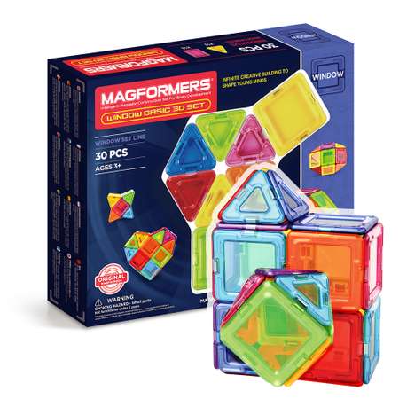 Магнитный конструктор MAGFORMERS Window Basic set 30 деталей